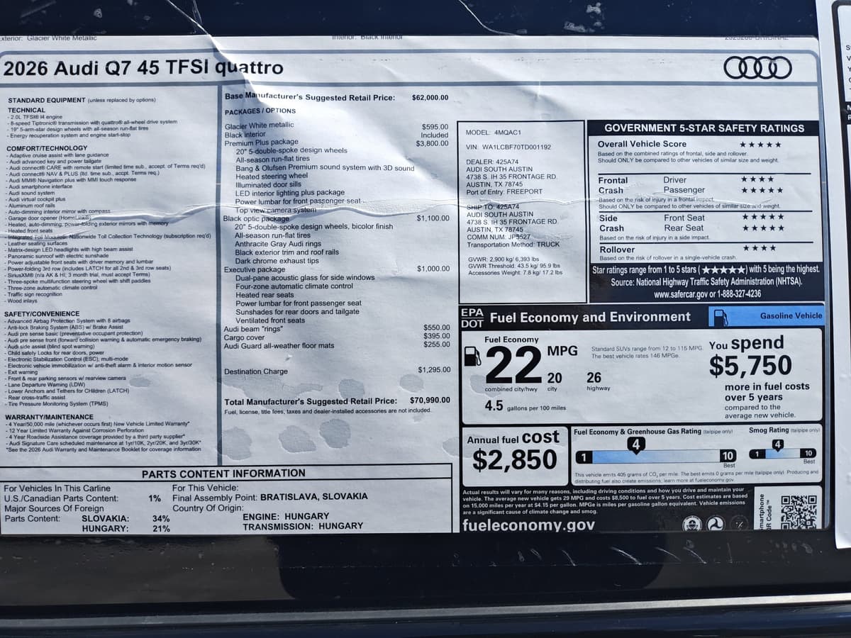 2026 Audi Q7 - Image 33