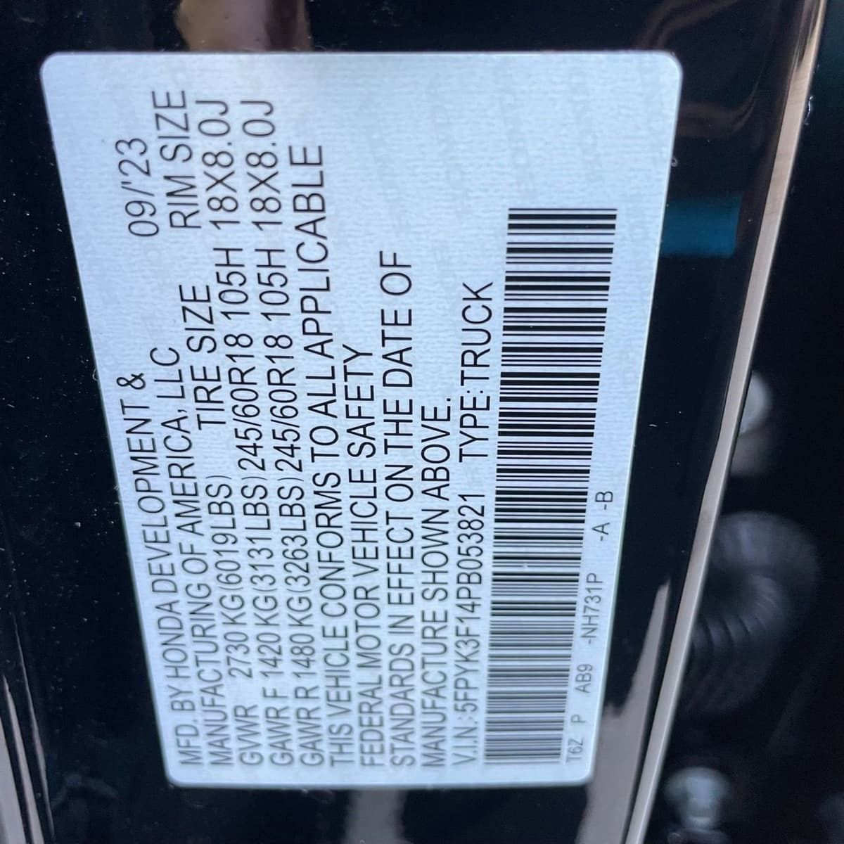 2023 Honda Ridgeline - Image 29