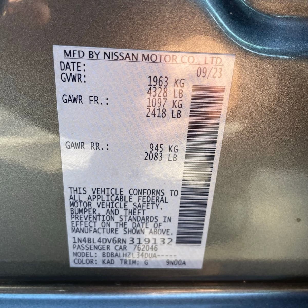 2024 Nissan Altima - Image 29