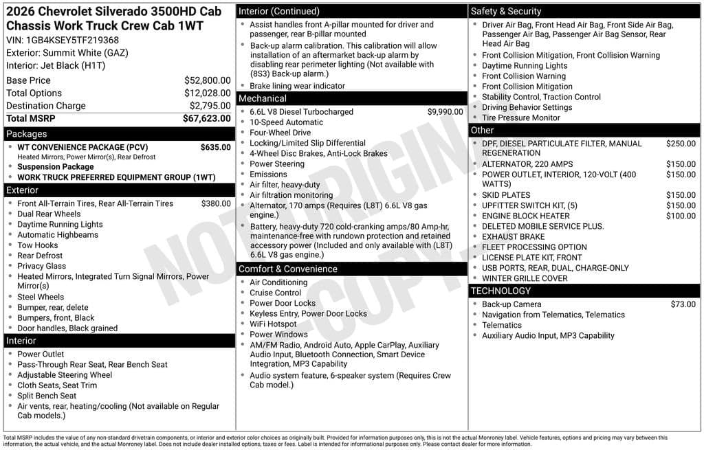 2026 Chevrolet Silverado 3500 HD Chassis Cab - Image 23