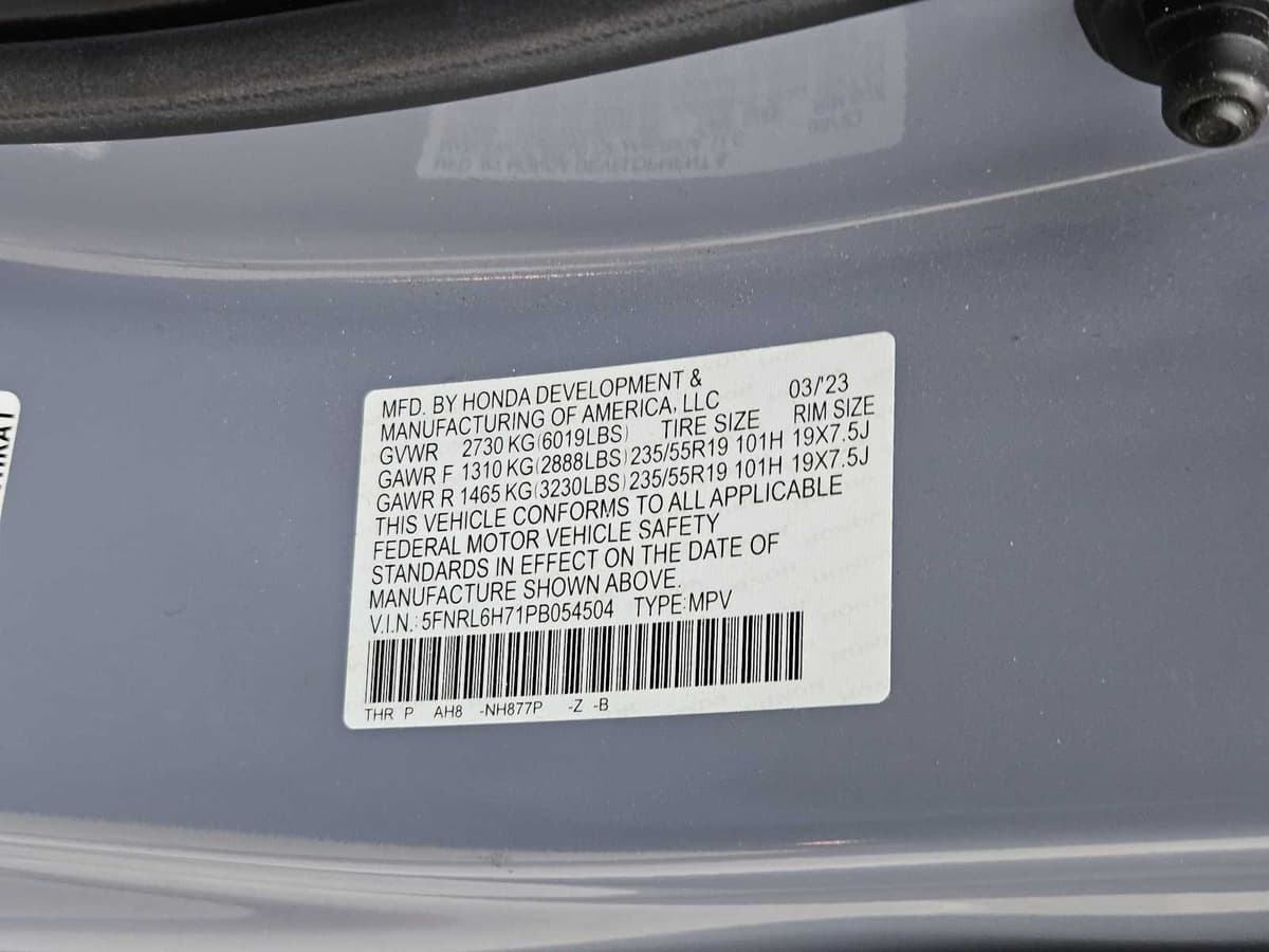 2023 Honda Odyssey - Image 34