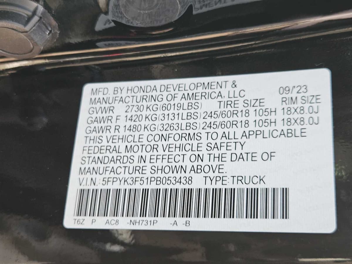 2023 Honda Ridgeline - Image 33