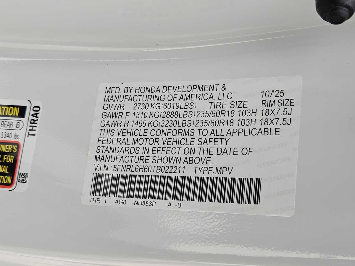 2026 Honda Odyssey - Image 26