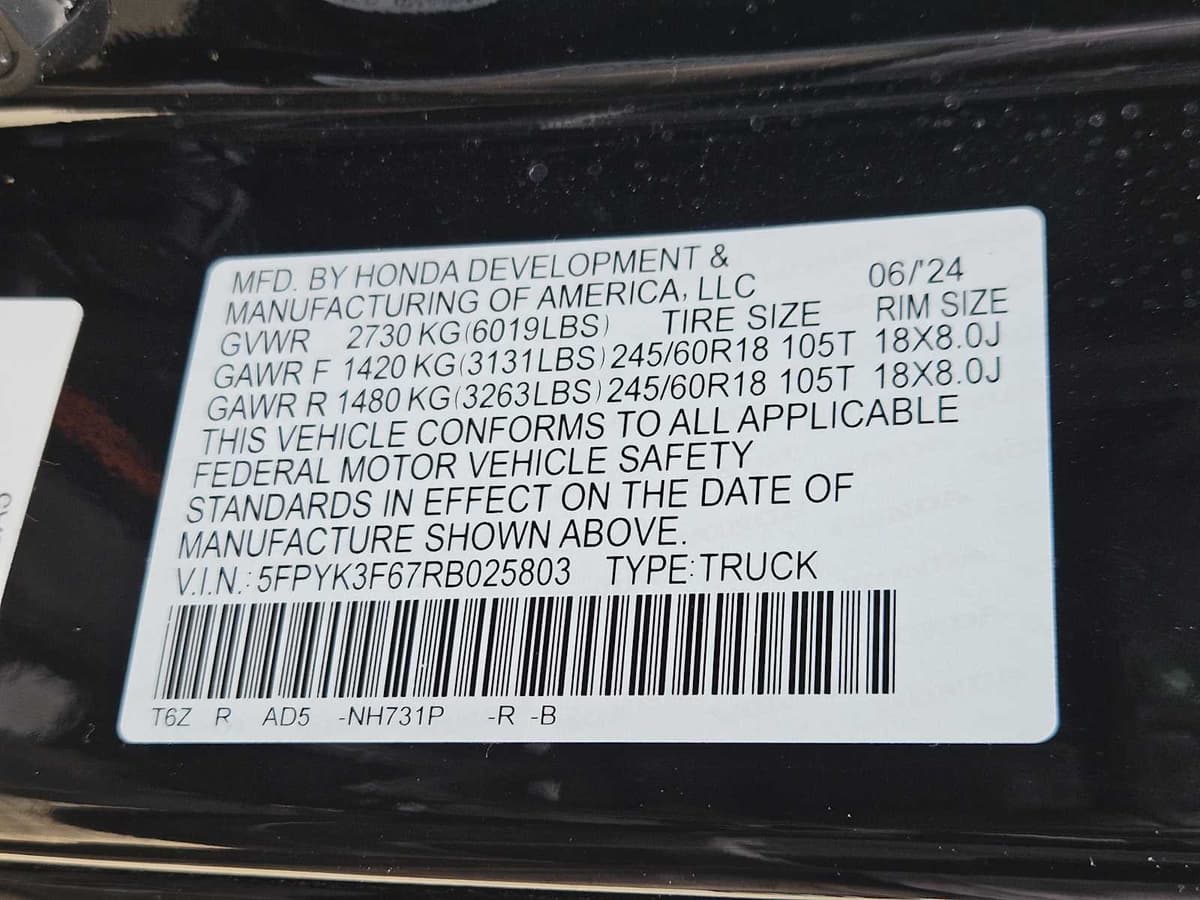 2024 Honda Ridgeline - Image 33