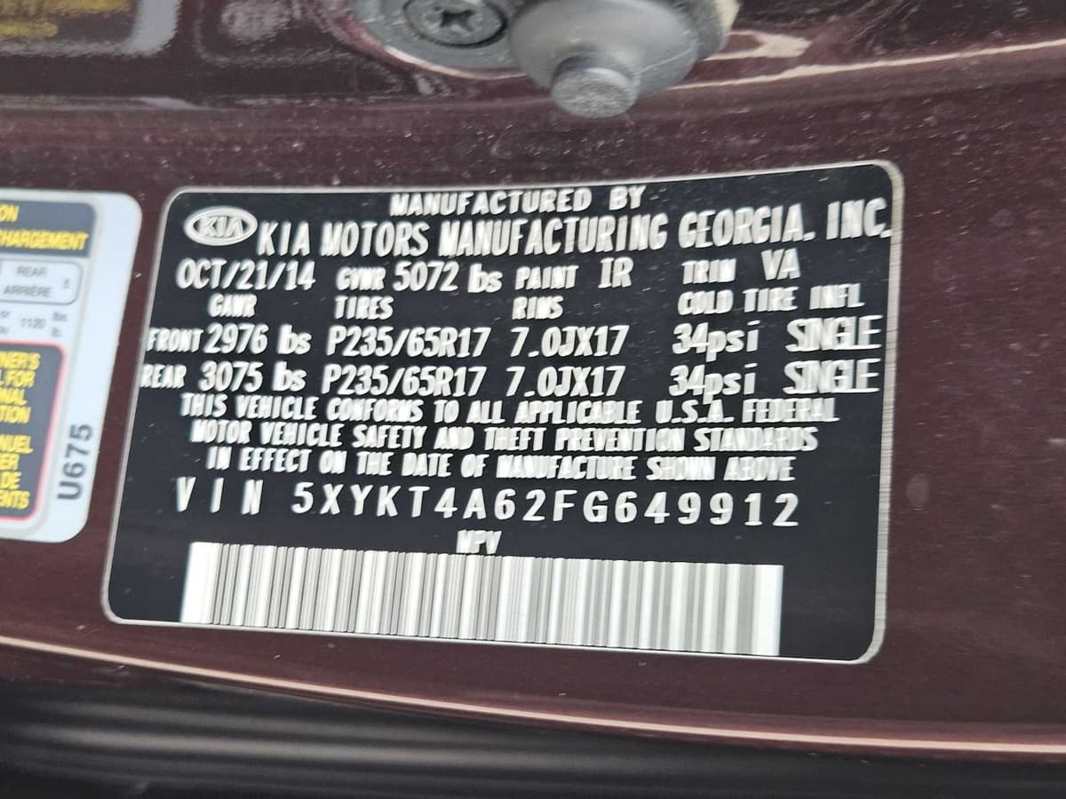 2015 Kia Sorento - Image 31