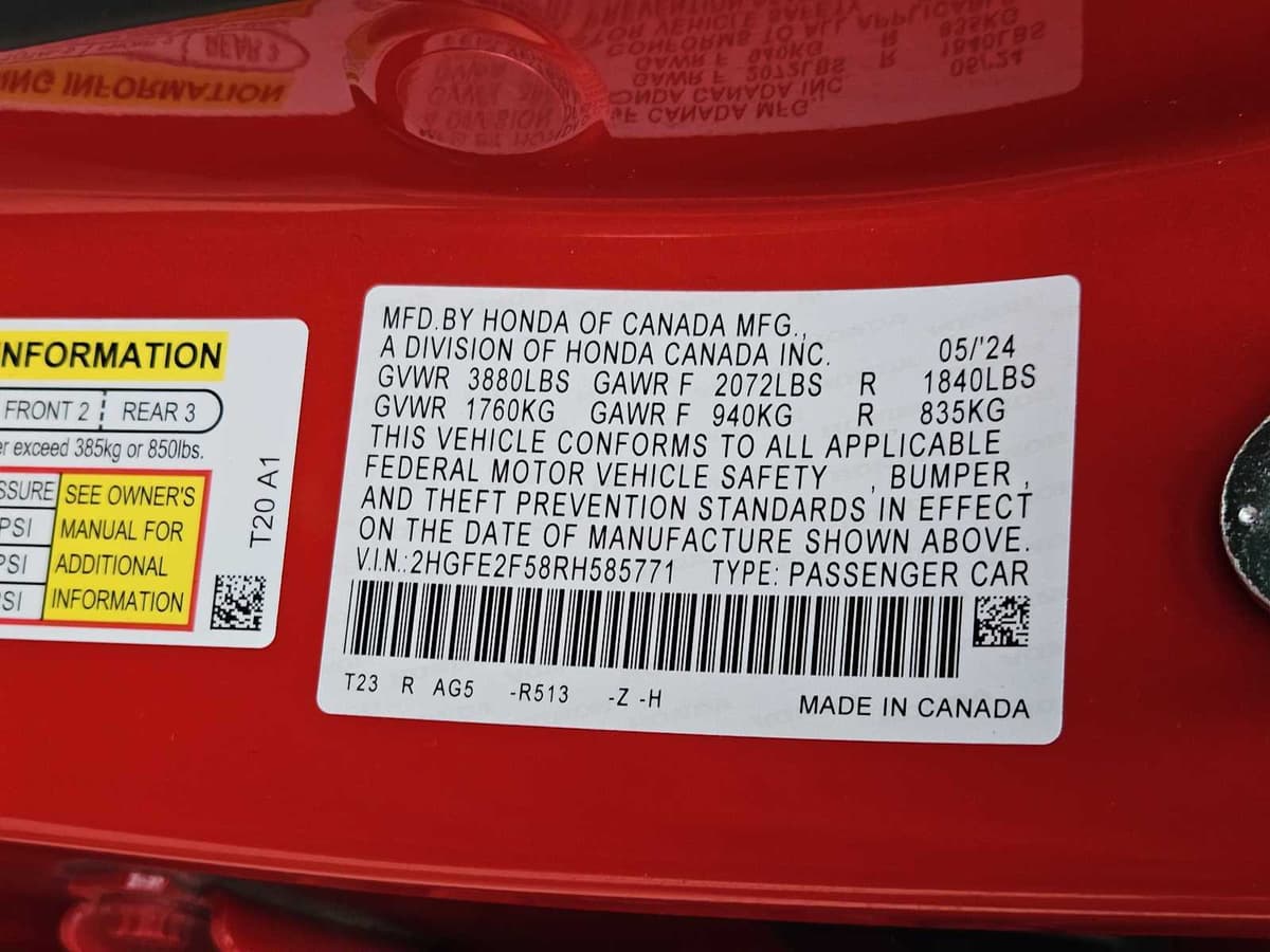 2024 Honda Civic - Image 30