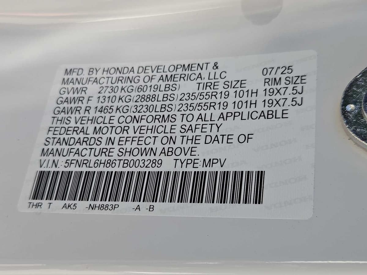 2026 Honda Odyssey - Image 27