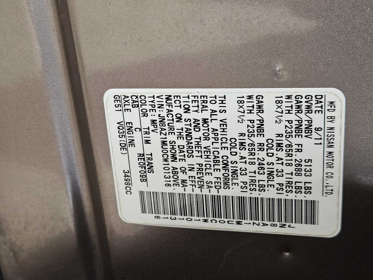 2012 Nissan Murano - Image 29