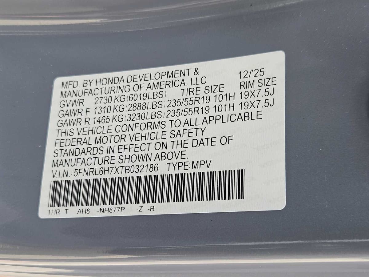 2026 Honda Odyssey - Image 33