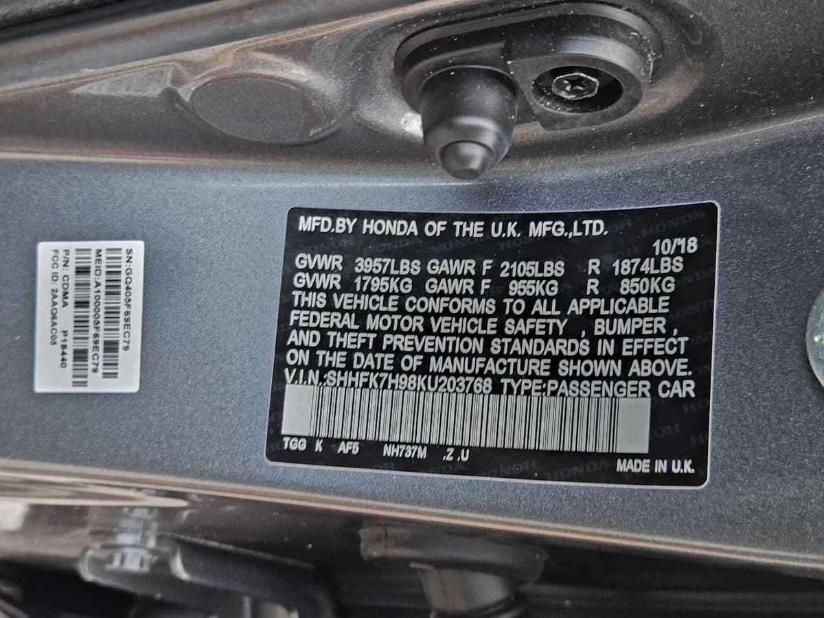 2019 Honda Civic Hatchback - Image 32