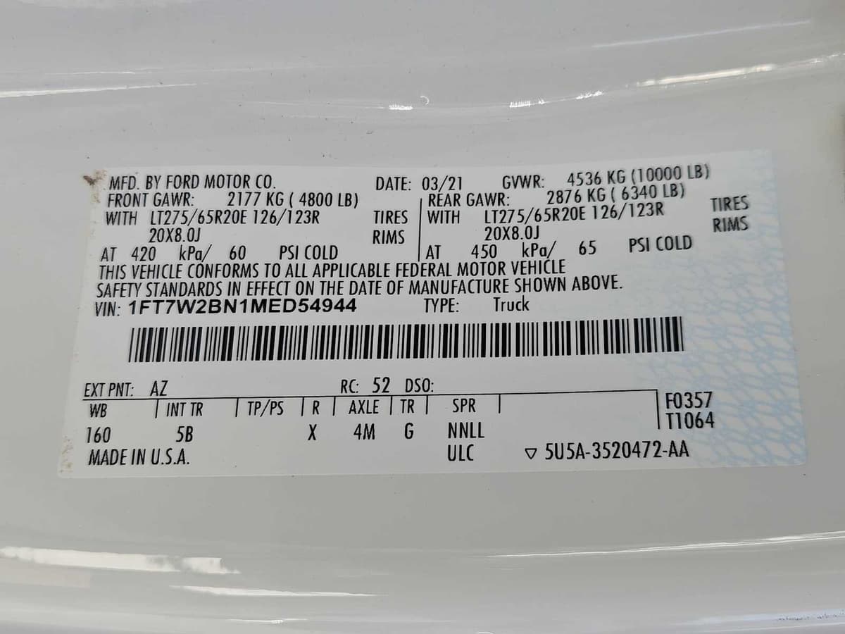 2021 Ford Super Duty F-250 Pickup - Image 31