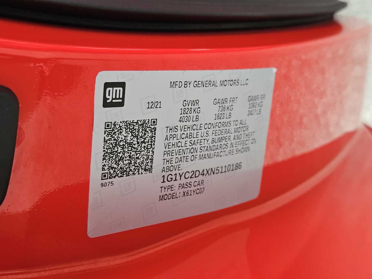 2022 Chevrolet Corvette - Image 30