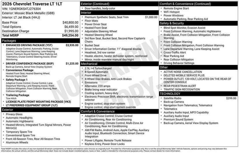 2026 Chevrolet Traverse - Image 24