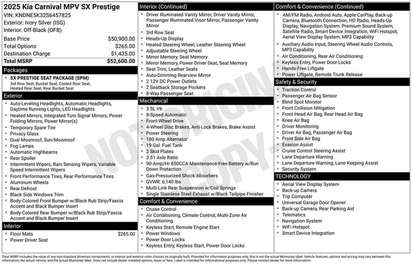 2025 Kia Carnival - Image 3