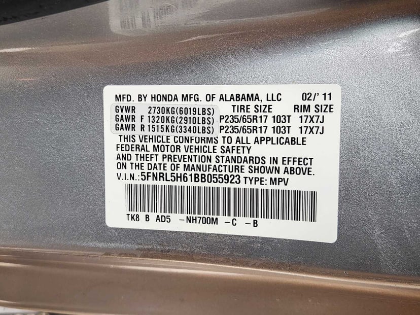 2011 Honda Odyssey - Image 35