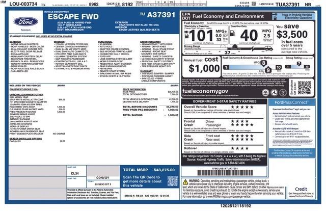 2026 Ford Escape Plug-In Hybrid - Image 4