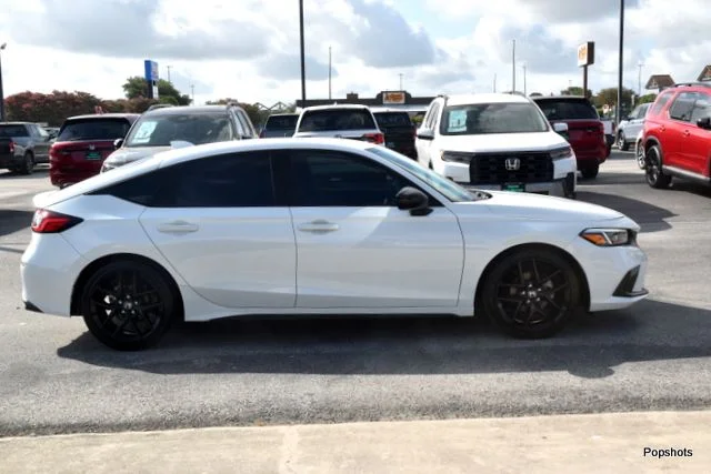 2024 Honda Civic Sport 4D Hatchback Platinum White Pearl - Image 1