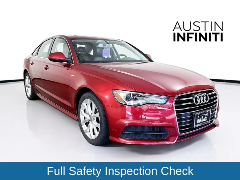 2017 Audi A6 2.0T Premium Plus 4D Sedan Red - Image 1