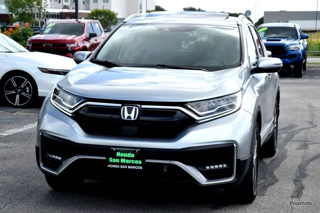 2021 Honda CR-V HYBRID TOURING 4D Sport Utility Lunar Silver Metallic - Image 1