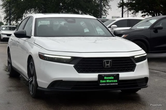 2025 Honda Accord Sedan HYBRID SPORT 4D Sedan Platinum White Pearl - Image 2