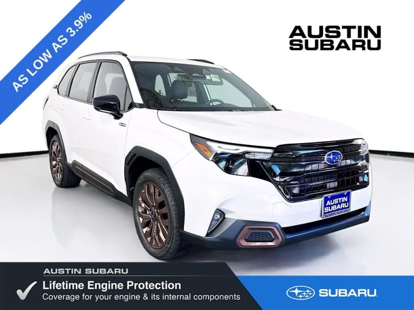 2026 Subaru Forester Sport Hybrid SUV CRYSTAL WHITE PEARL - Image 1