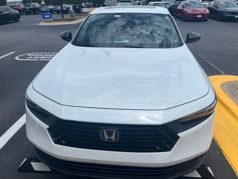 2024 Honda Accord Sedan HYBRID SPORT 4D Sedan Platinum White Pearl - Image 3