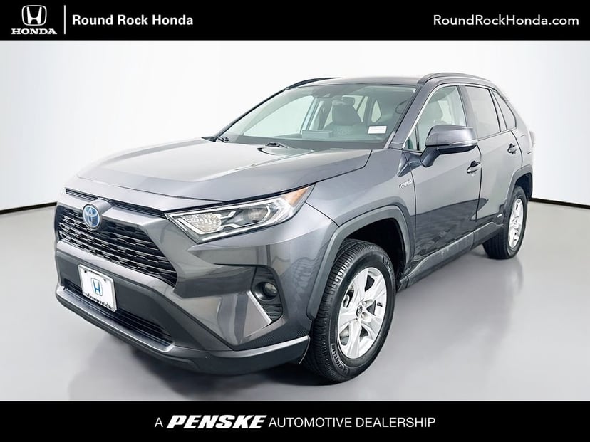 2020 Toyota RAV4 Hybrid XLE 4D Sport Utility Magnetic Gray Metallic - Image 2
