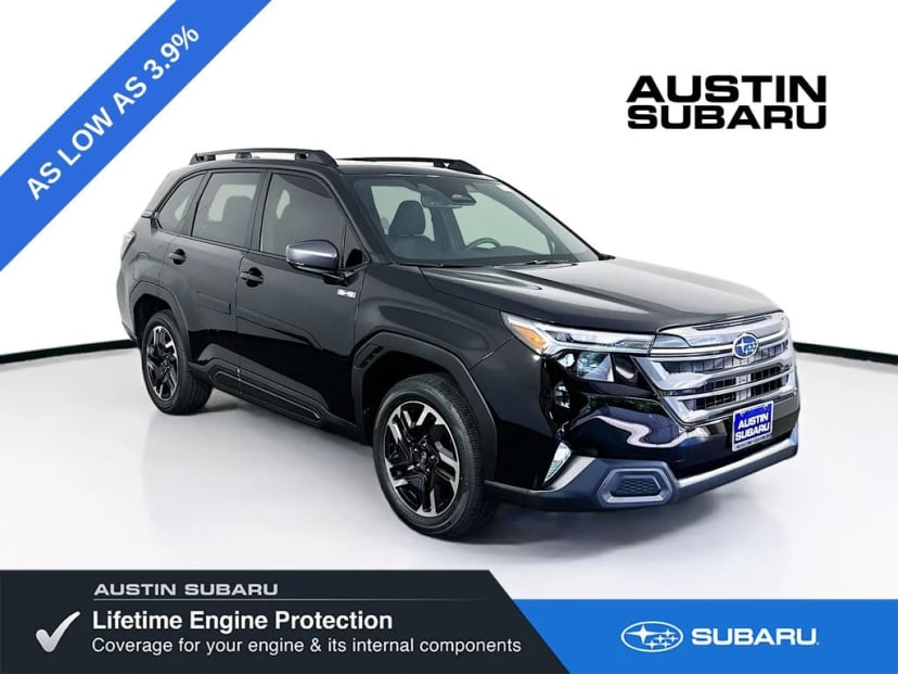 2026 Subaru Forester Limited Hybrid SUV CRYSTAL BLACK SILICA - Image 1