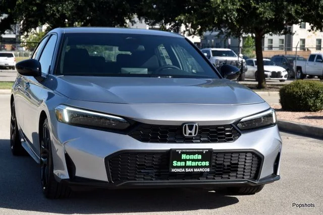 2026 Honda Civic Hatchback FWD Sport 4D Hatchback Solar Silver Metallic - Image 2