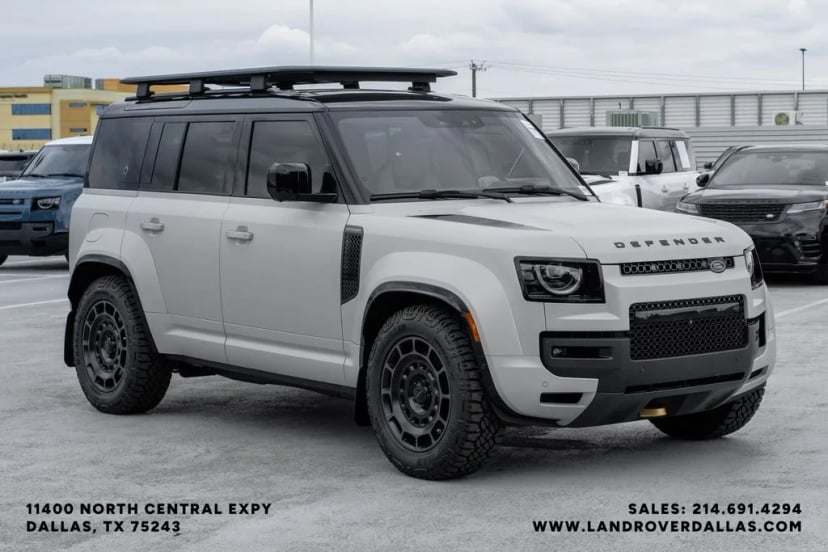 2026 Land Rover Defender 110 OCTA 4D Sport Utility Borasco Grey Metallic - Image 1