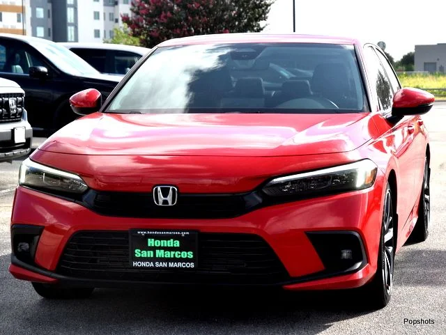 2024 Honda Civic Sedan 1.5T 4D TOURING 4D Sedan Rallye Red - Image 1