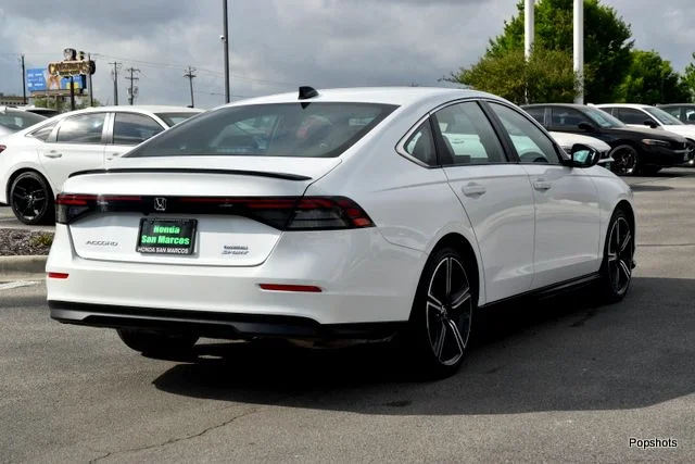 2025 Honda Accord Sedan HYBRID SPORT 4D Sedan Platinum White Pearl - Image 2