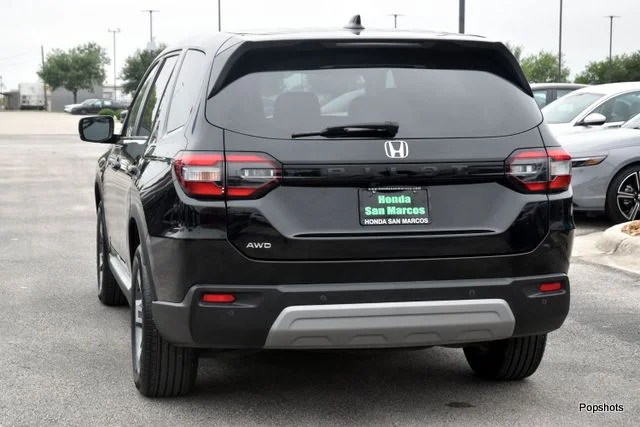 2025 Honda Pilot AWD EX-L 4D Sport Utility Crystal Black Pearl - Image 3