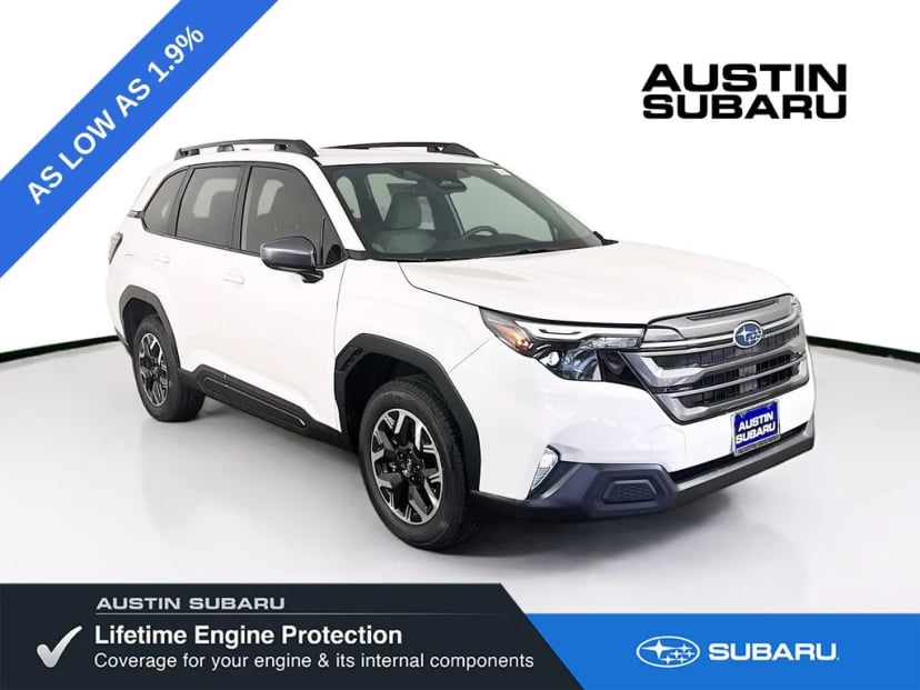 2026 Subaru Forester Premium SUV CRYSTAL WHITE PEARL - Image 1