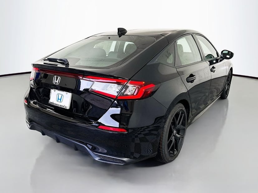 2026 Honda Civic FWD Sport 4D Hatchback Crystal Black Pearl - Image 2