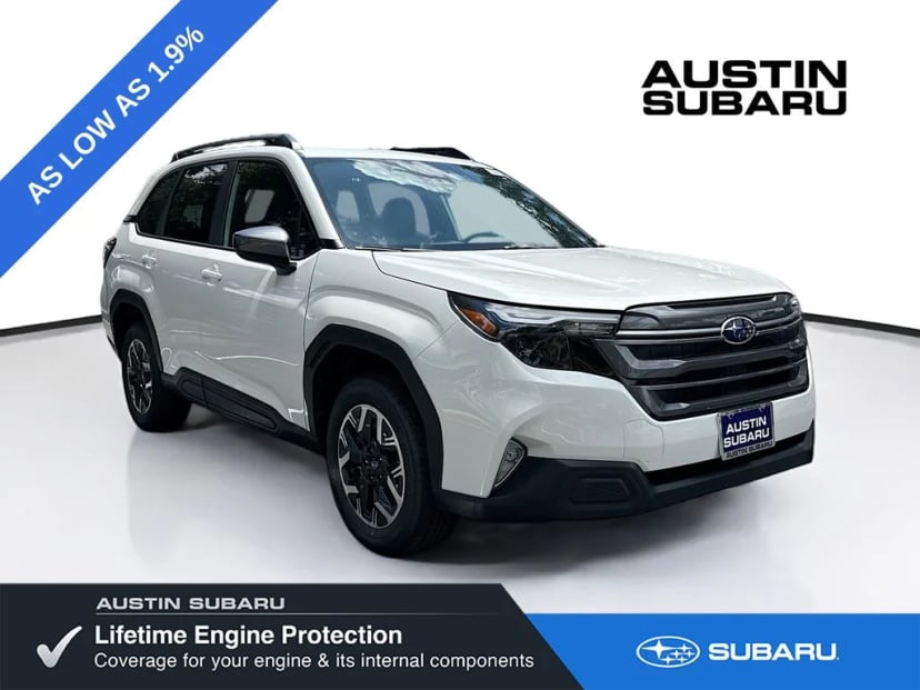 2026 Subaru Forester Premium SUV CRYSTAL WHITE PEARL - Image 1