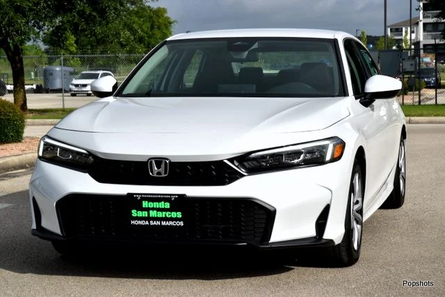 2026 Honda Civic Sedan 2WD LX 4D Sedan Platinum White Pearl - Image 1