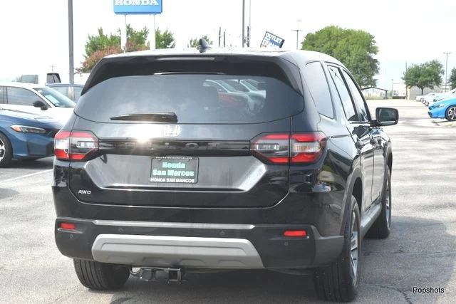 2023 Honda Pilot AWD EX-L 7P 4D Sport Utility Crystal Black Pearl - Image 1