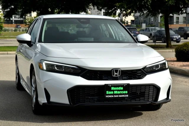 2026 Honda Civic Sedan 2WD LX 4D Sedan Platinum White Pearl - Image 2