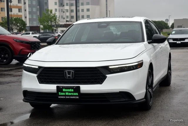 2025 Honda Accord Sedan HYBRID SPORT 4D Sedan Platinum White Pearl - Image 1