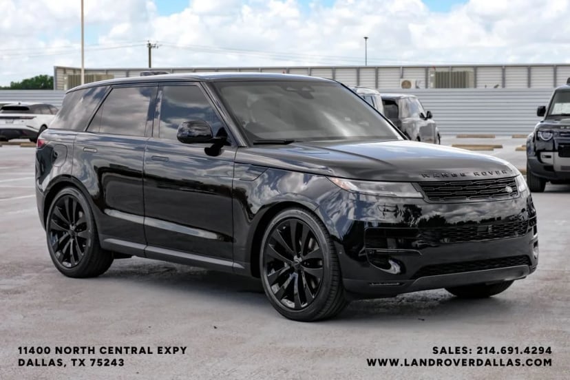 2026 Land Rover Range Rover Sport SE 4D Sport Utility Santorini Black Metallic - Image 1