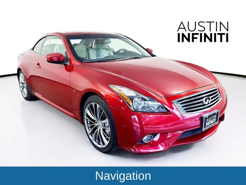 2014 INFINITI Q60 Sport 2D Convertible Red - Image 1