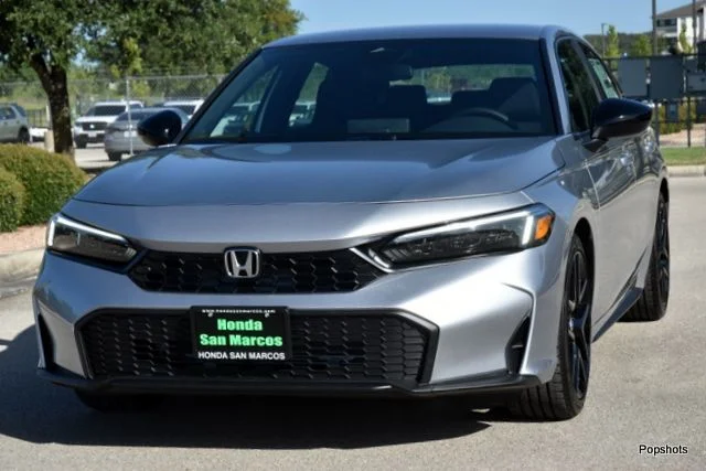 2026 Honda Civic Hatchback FWD Sport 4D Hatchback Solar Silver Metallic - Image 1