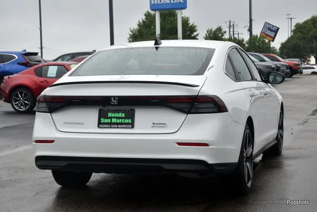 2025 Honda Accord Sedan HYBRID SPORT 4D Sedan Platinum White Pearl - Image 3