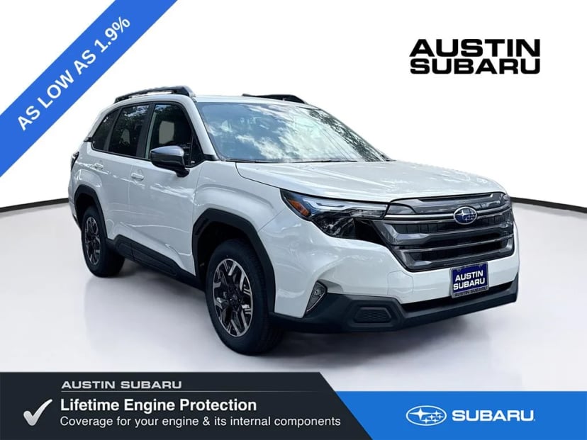 2026 Subaru Forester Premium SUV CRYSTAL WHITE PEARL - Image 1