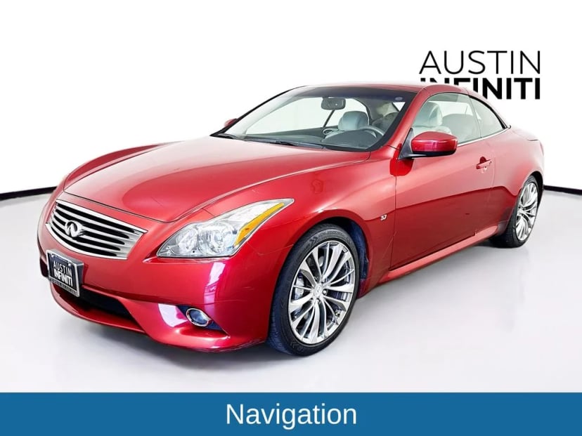 2014 INFINITI Q60 Sport 2D Convertible Red - Image 3