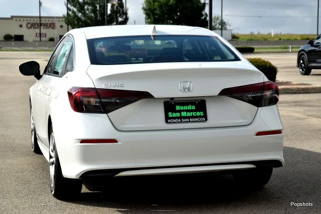 2026 Honda Civic Sedan 2WD LX 4D Sedan Platinum White Pearl - Image 3