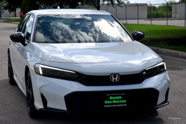 2026 Honda Civic Sedan 2WD SPORT 4D Sedan Platinum White Pearl - Image 1