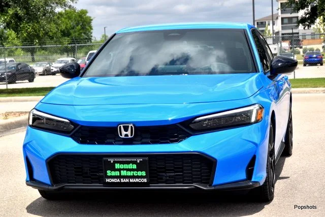 2026 Honda Civic Hatchback FWD Sport 4D Hatchback Blue Pearl - Image 1