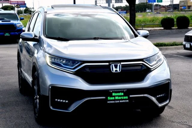 2021 Honda CR-V HYBRID TOURING 4D Sport Utility Lunar Silver Metallic - Image 3